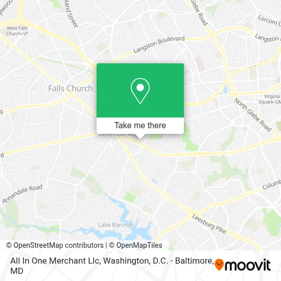 All In One Merchant Llc map