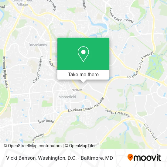 Vicki Benson map