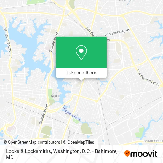 Locks & Locksmiths map