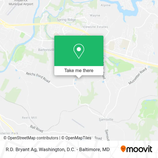 R.D. Bryant Ag map