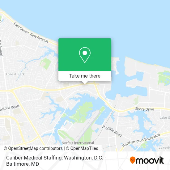 Caliber Medical Staffing map