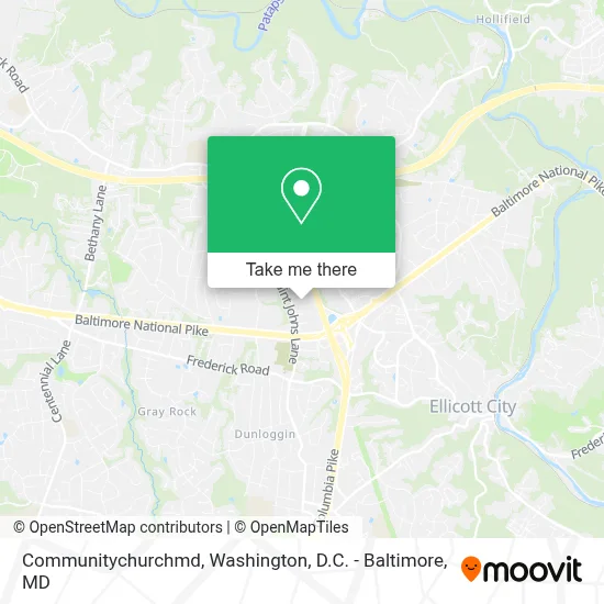 Communitychurchmd map