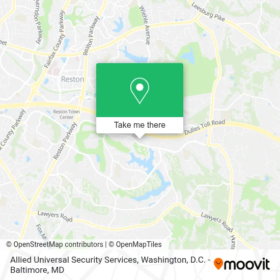 Allied Universal Security Services map