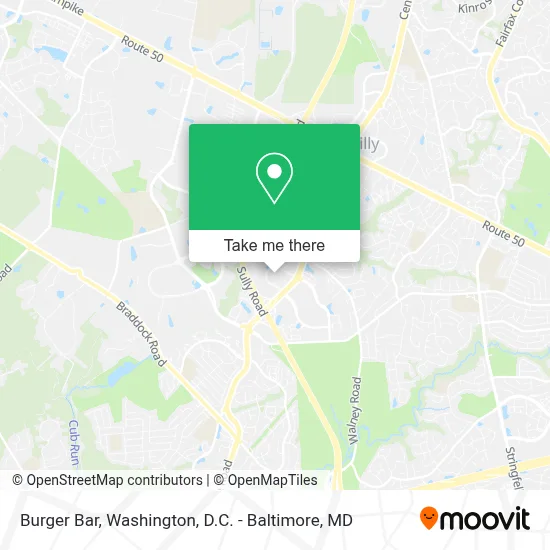 Burger Bar map