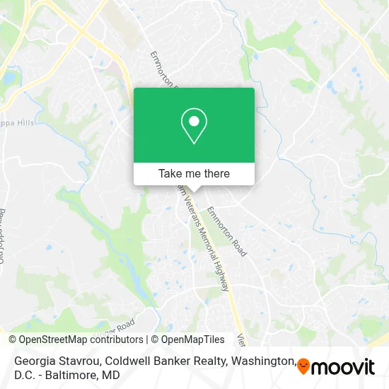 Georgia Stavrou, Coldwell Banker Realty map