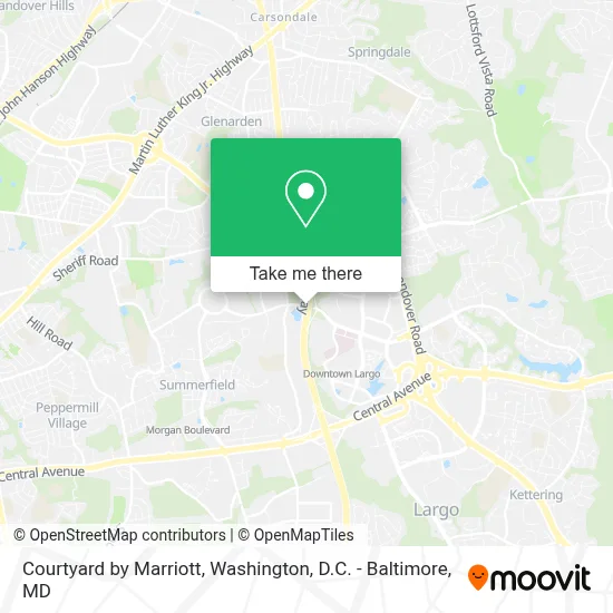 Courtyard by Marriott map
