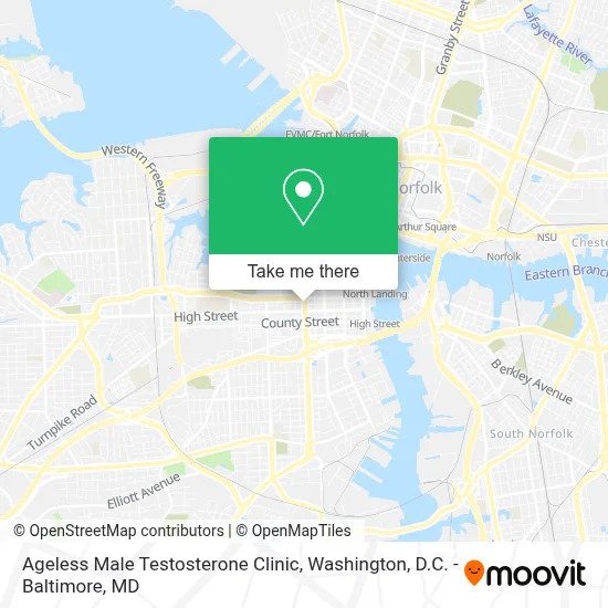 Ageless Male Testosterone Clinic map