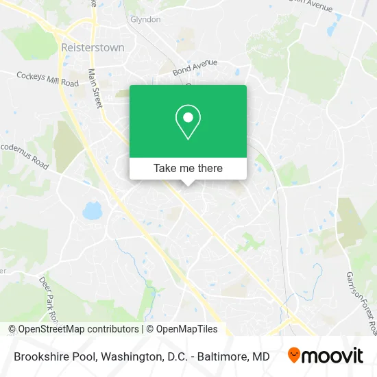 Brookshire Pool map