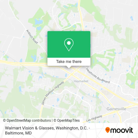 Walmart Vision & Glasses map