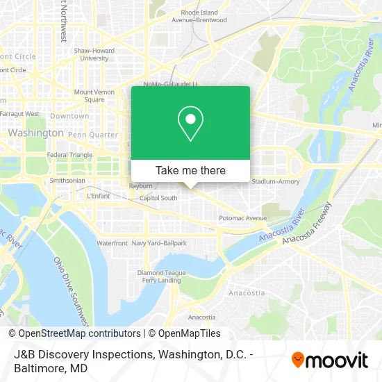 J&B Discovery Inspections map