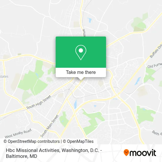 Hbc Missional Activities map