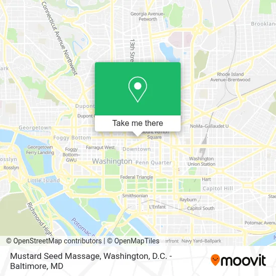 Mustard Seed Massage map