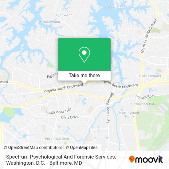 Spectrum Psychological And Forensic Services map