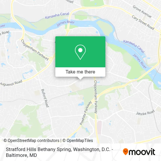 Stratford Hills Bethany Spring map