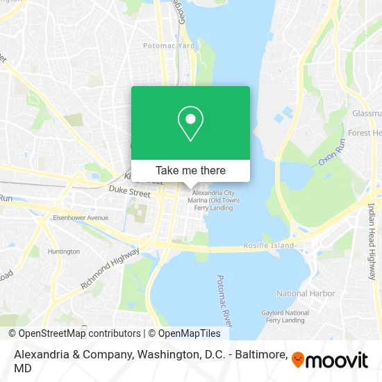 Alexandria & Company map