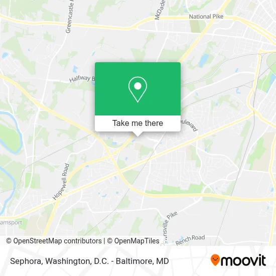 Sephora map