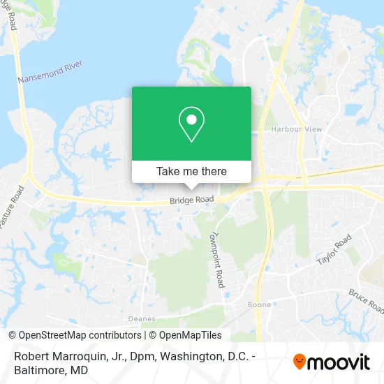 Robert Marroquin, Jr., Dpm map