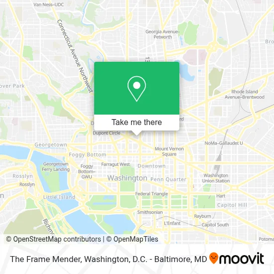 The Frame Mender map