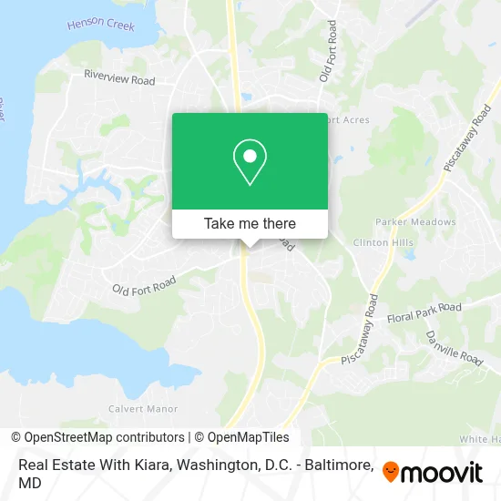 Real Estate With Kiara map