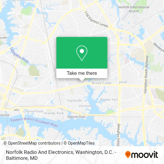 Norfolk Radio And Electronics map