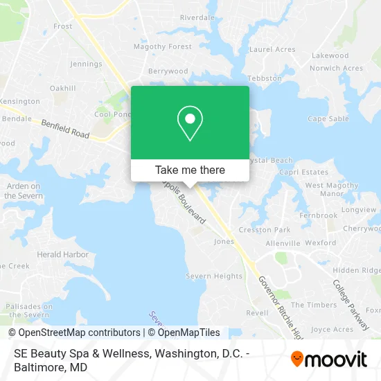 SE Beauty Spa & Wellness map