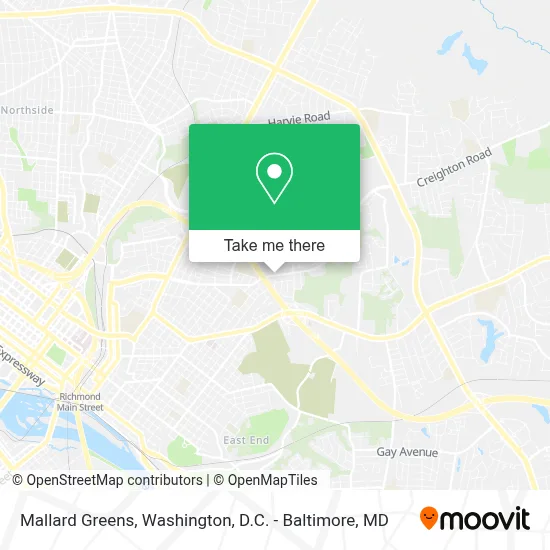 Mallard Greens map