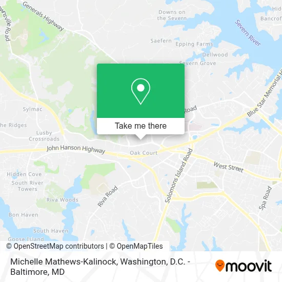 Michelle Mathews-Kalinock map