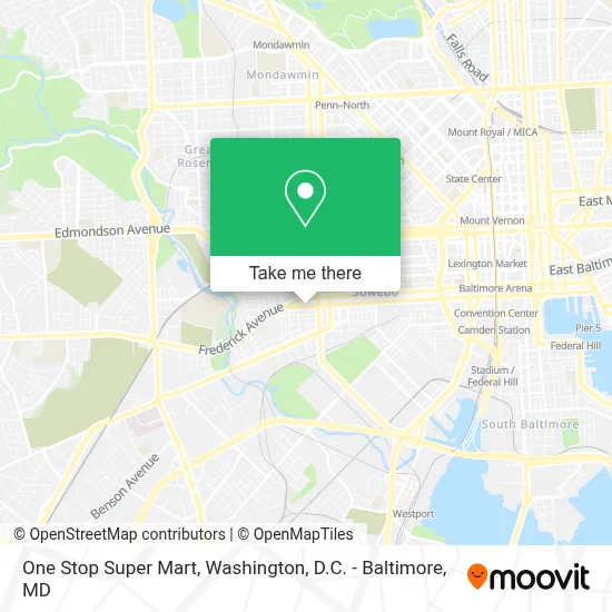 One Stop Super Mart map