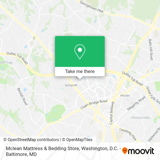 Mclean Mattress & Bedding Store map