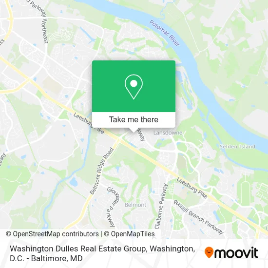 Washington Dulles Real Estate Group map