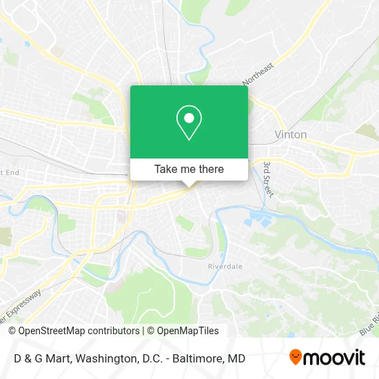 D & G Mart map