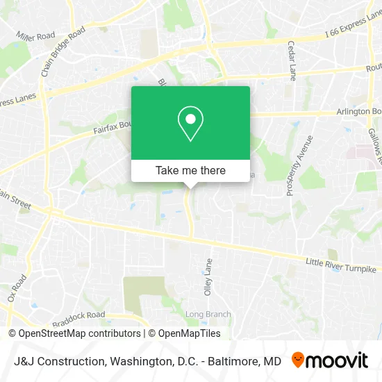 J&J Construction map
