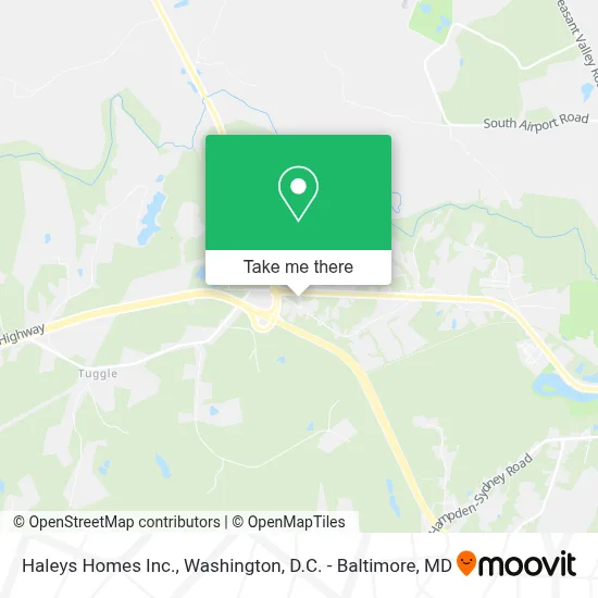 Haleys Homes Inc. map
