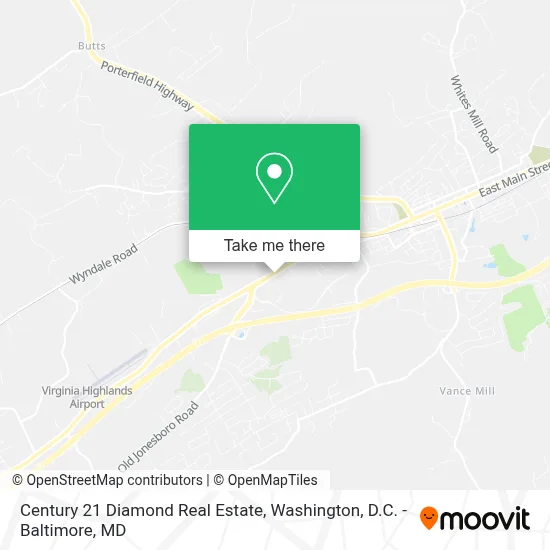 Century 21 Diamond Real Estate map