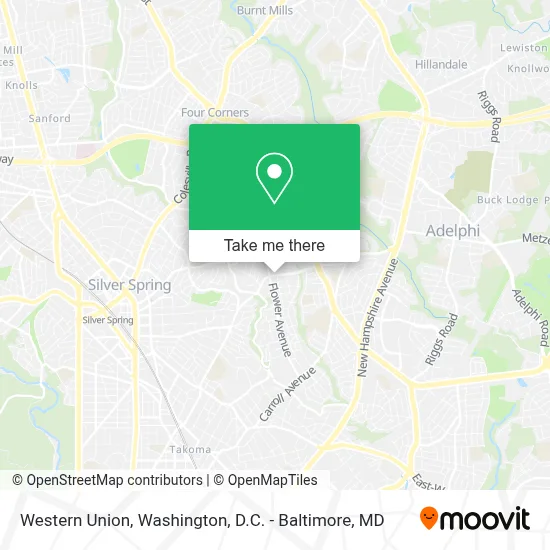Western Union map