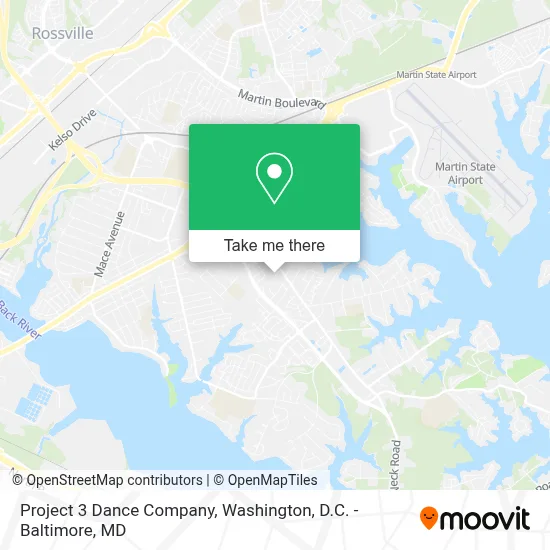 Project 3 Dance Company map