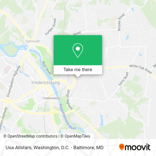 Usa Allstars map