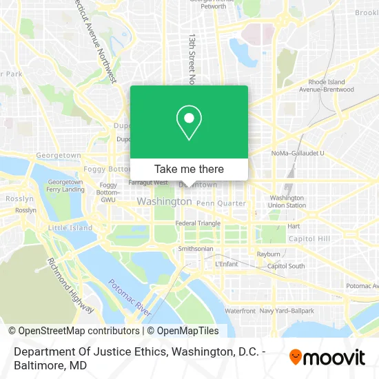 Department Of Justice Ethics map