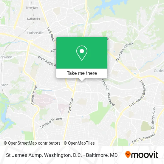 St James Aump map