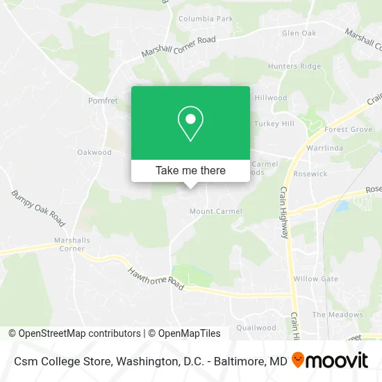 Csm College Store map