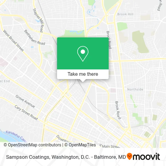 Sampson Coatings map