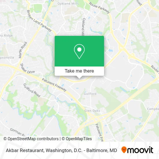 Akbar Restaurant map