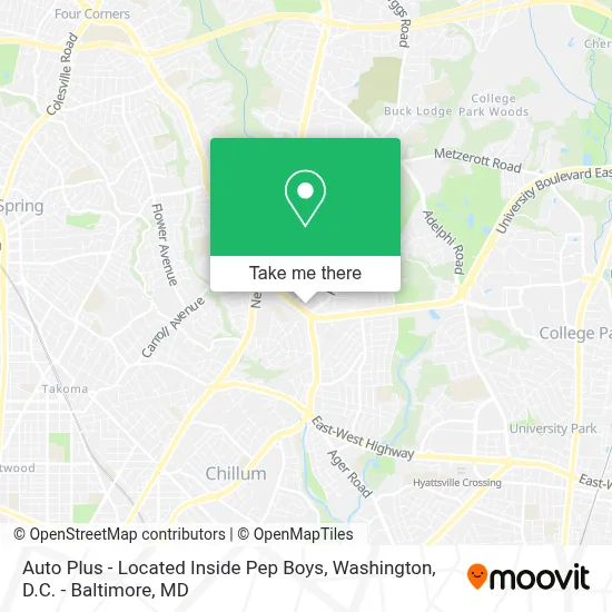 Auto Plus - Located Inside Pep Boys map