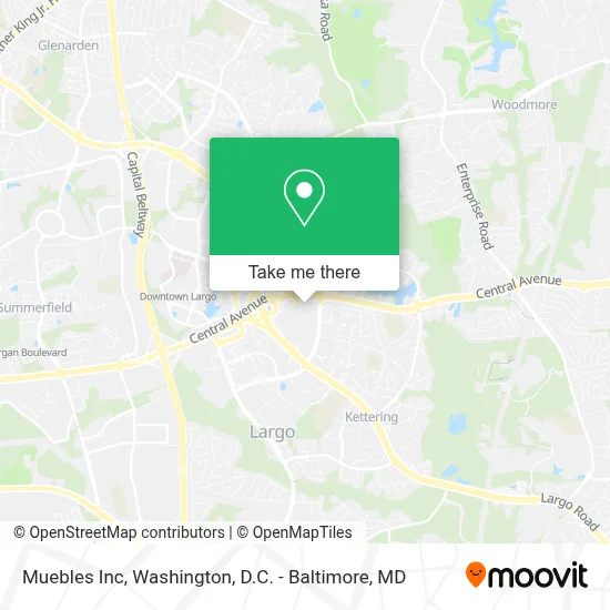 Muebles Inc map