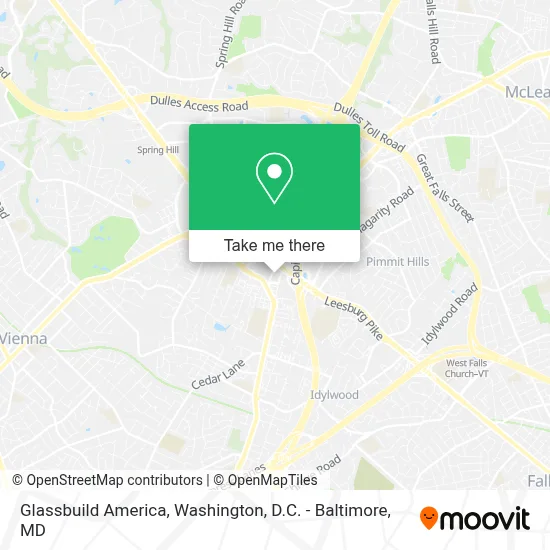 Glassbuild America map