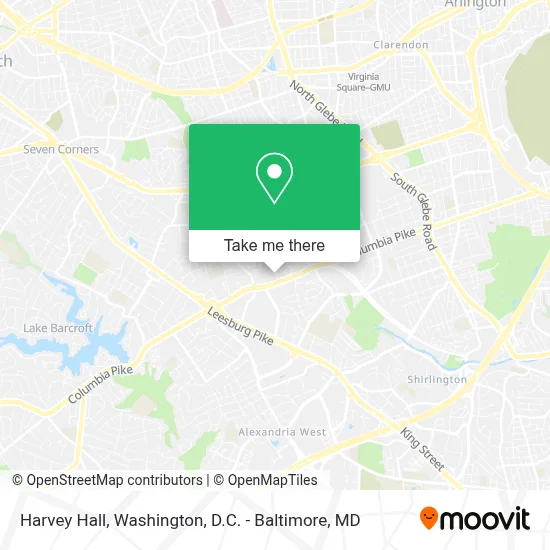 Harvey Hall map