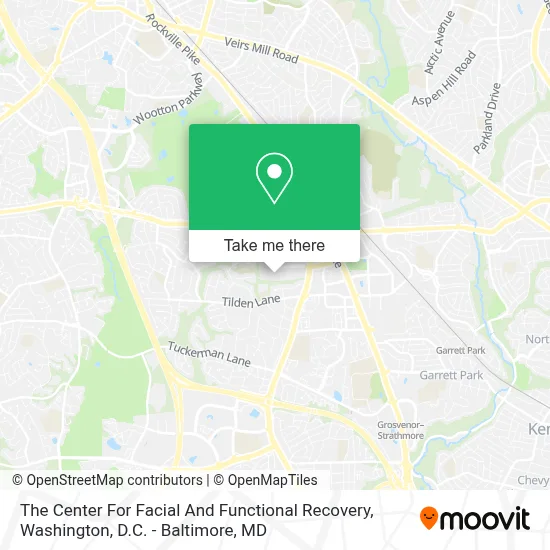 The Center For Facial And Functional Recovery map