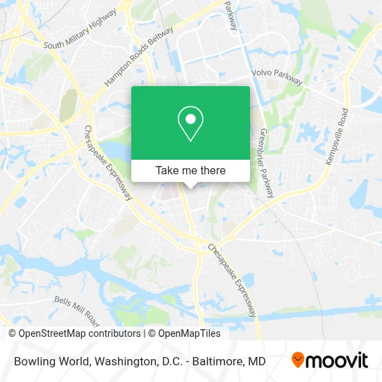 Bowling World map