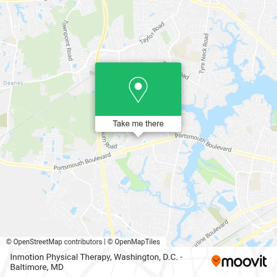 Inmotion Physical Therapy map
