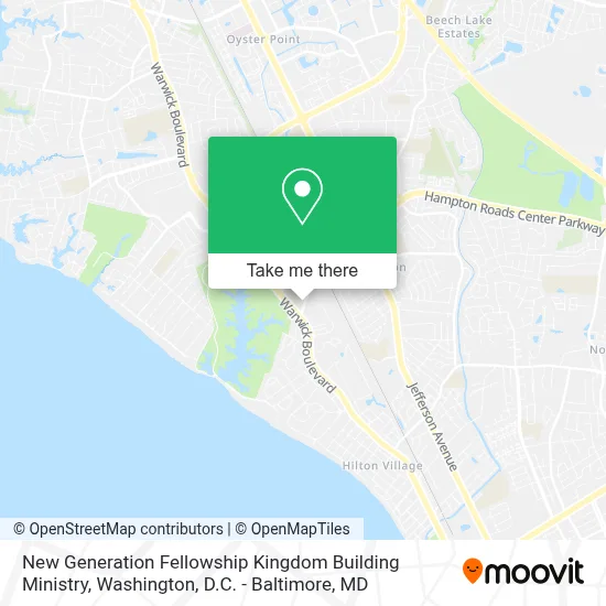 New Generation Fellowship Kingdom Building Ministry map